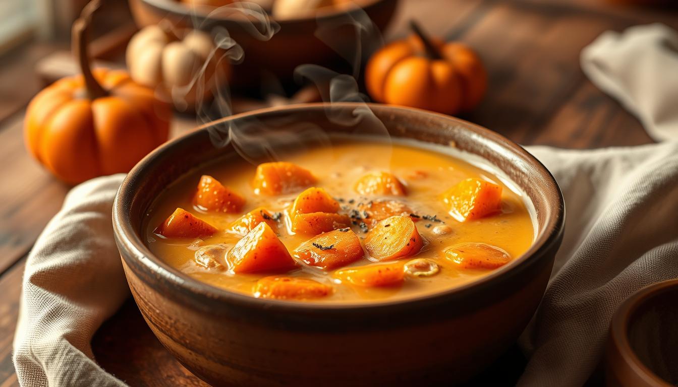 Autumn Roasted Carrot & Ginger Soup