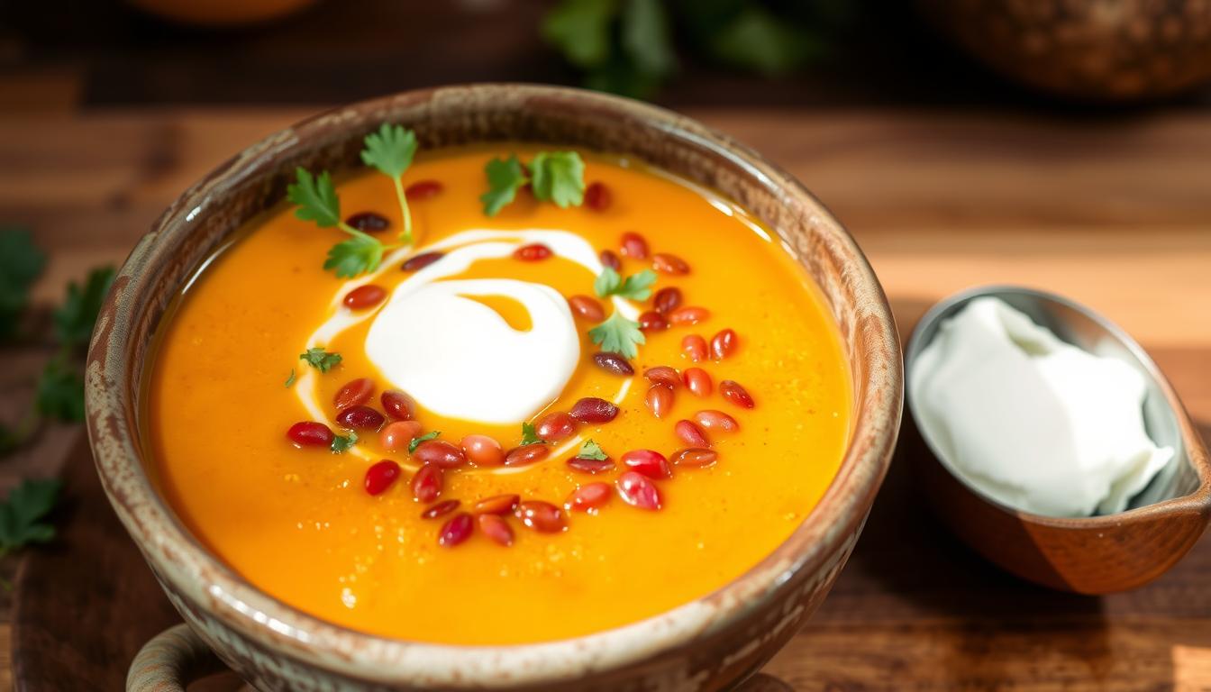 Butternut Squash & Red Lentil Soup