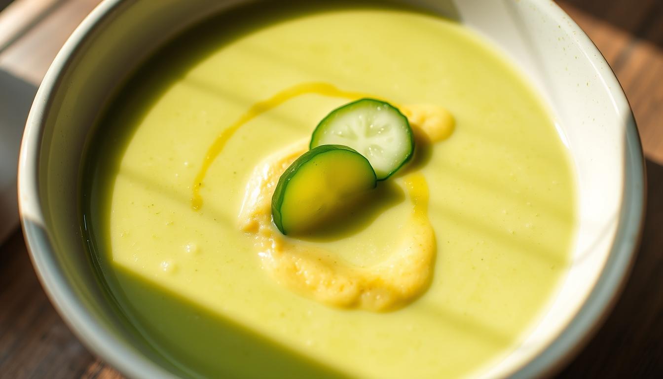 Chilled Avocado & Cucumber Soup (Summer)