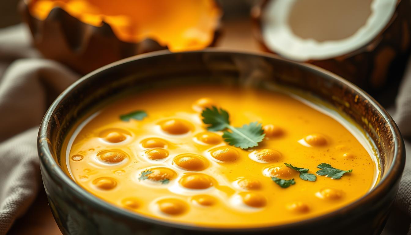 Coconut Curry Chickpea Soup