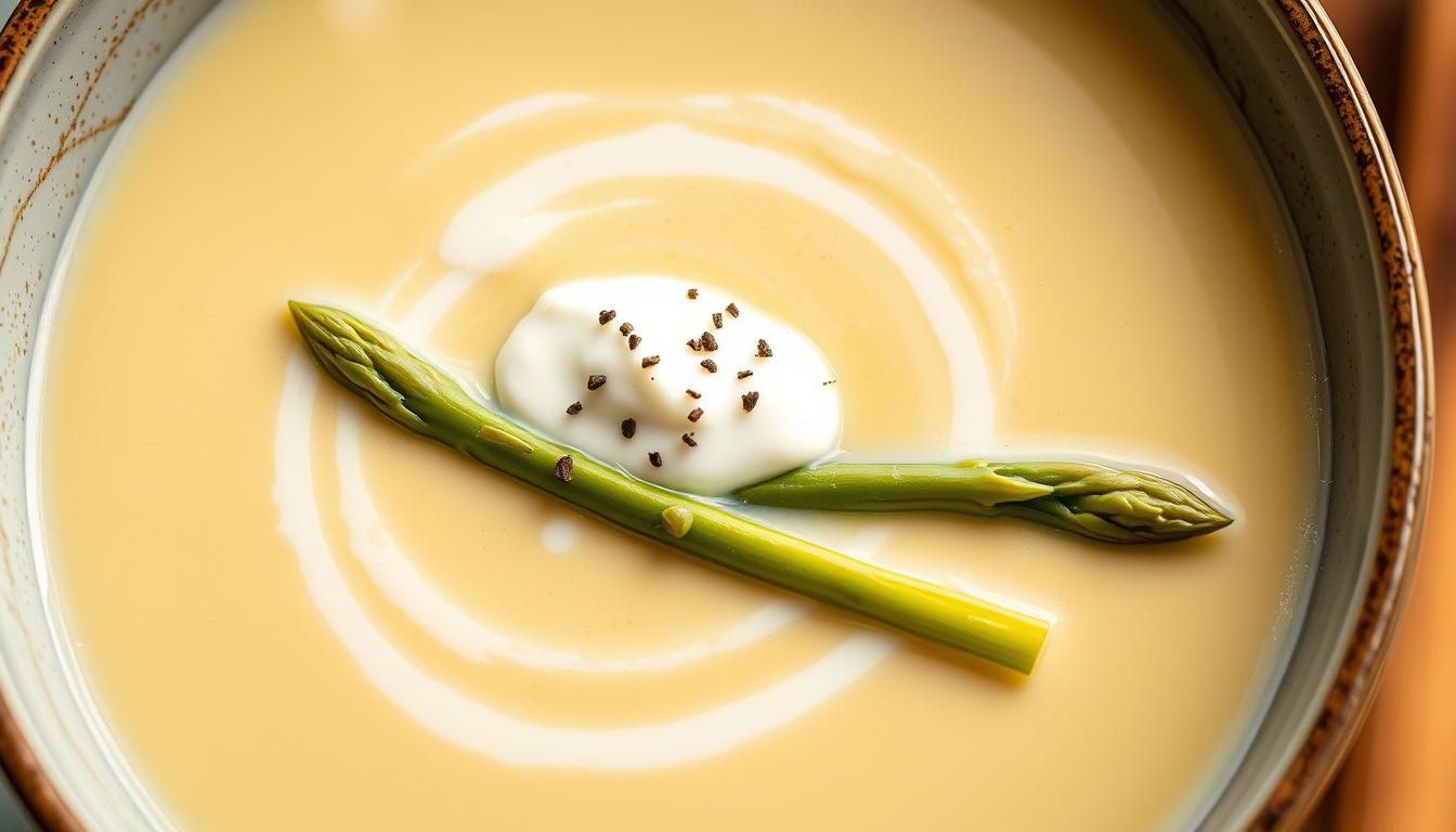 Creamy Spring Leek & Asparagus Soup