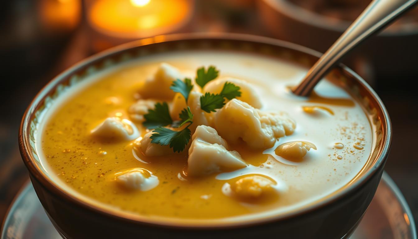 Curried Cauliflower & Coconut Soup