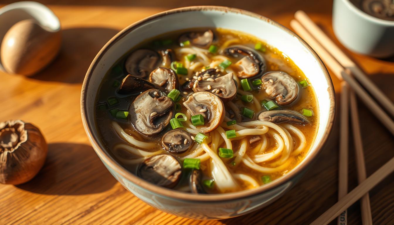 Miso & Mushroom Noodle Soup