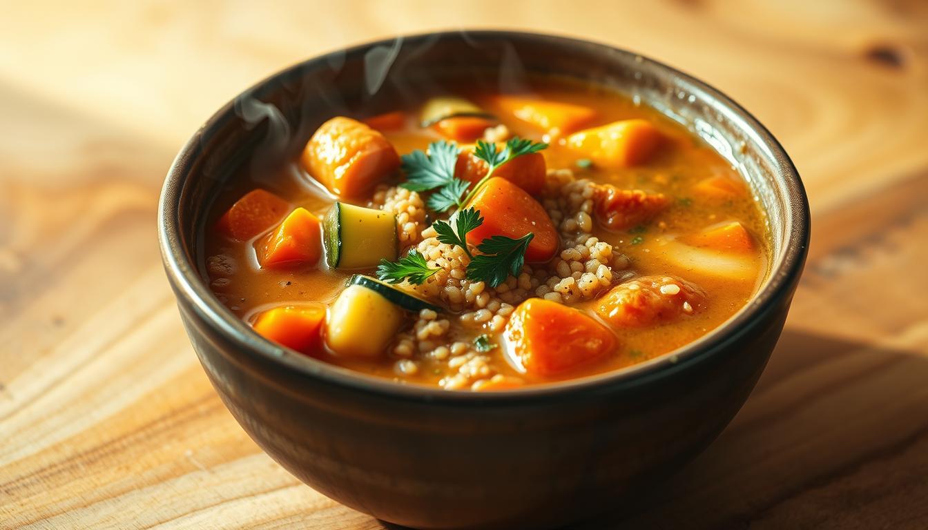 Quinoa & Vegetable Protein Soup