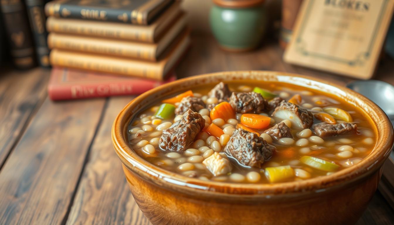 Slow Cooker Beef & Barley Soup