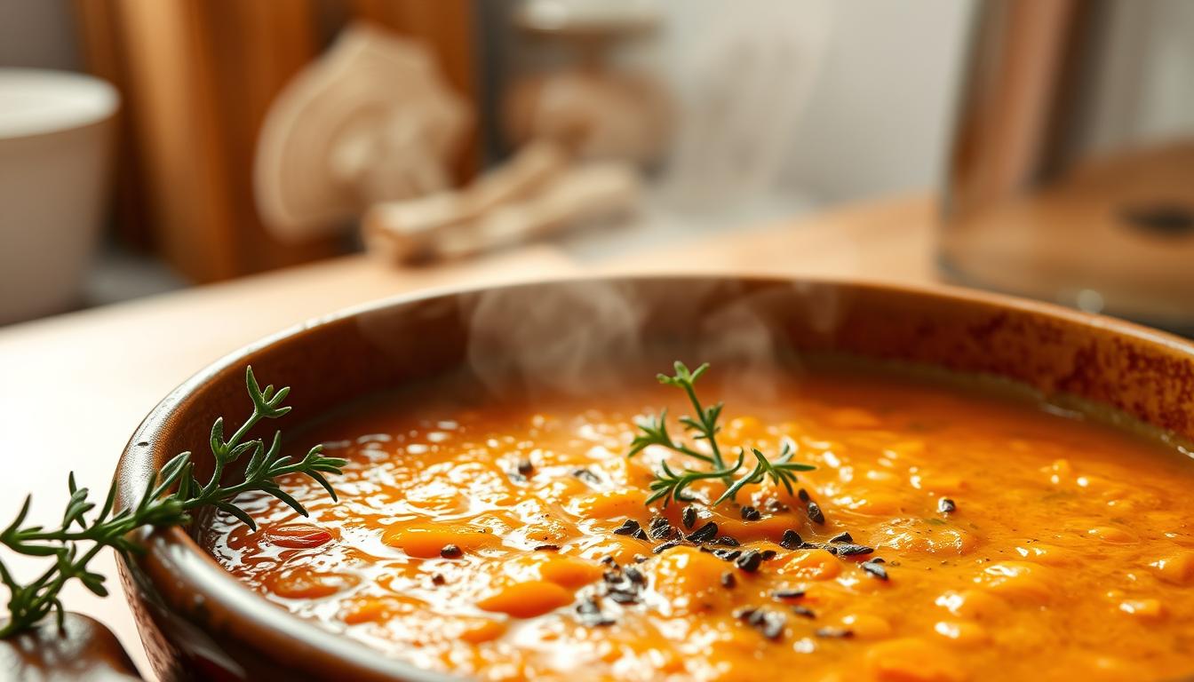 Slow Cooker Carrot & Lentil Soup