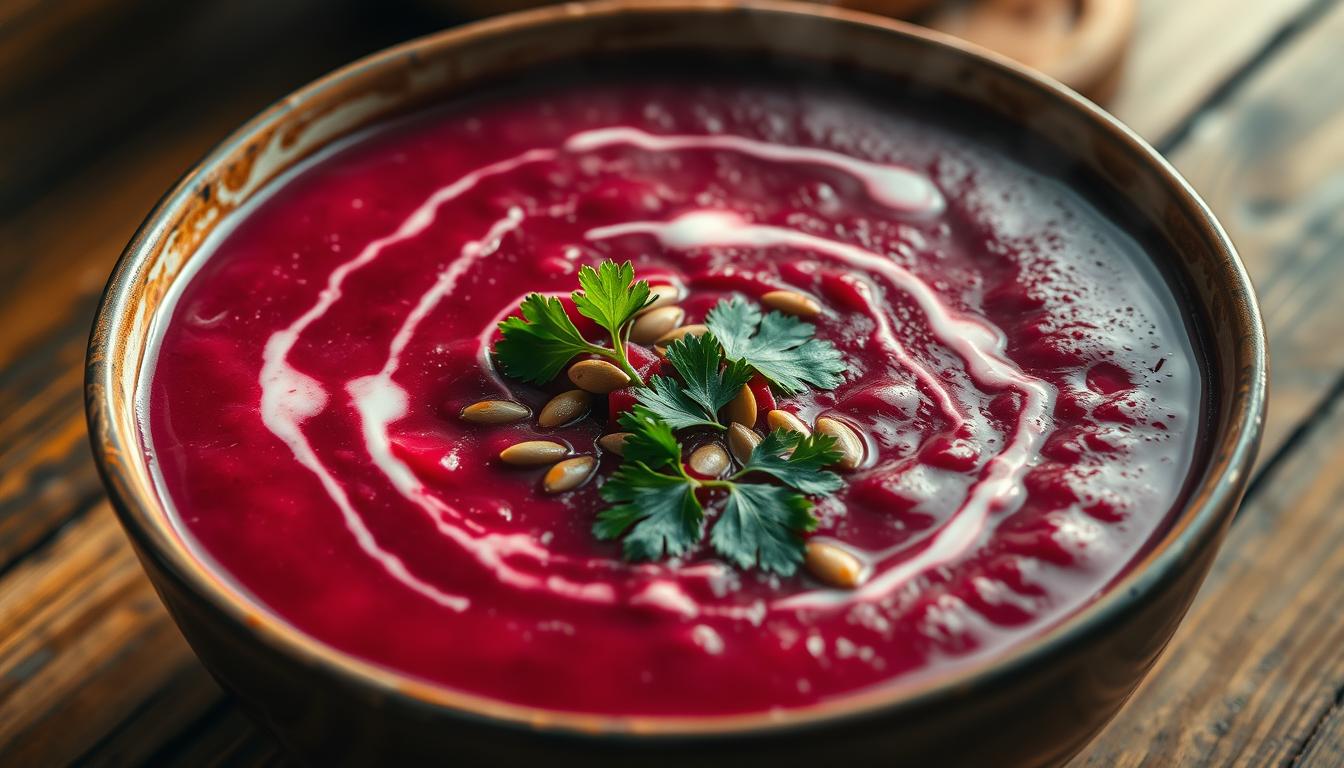 Spiced Beet & Carrot Soup