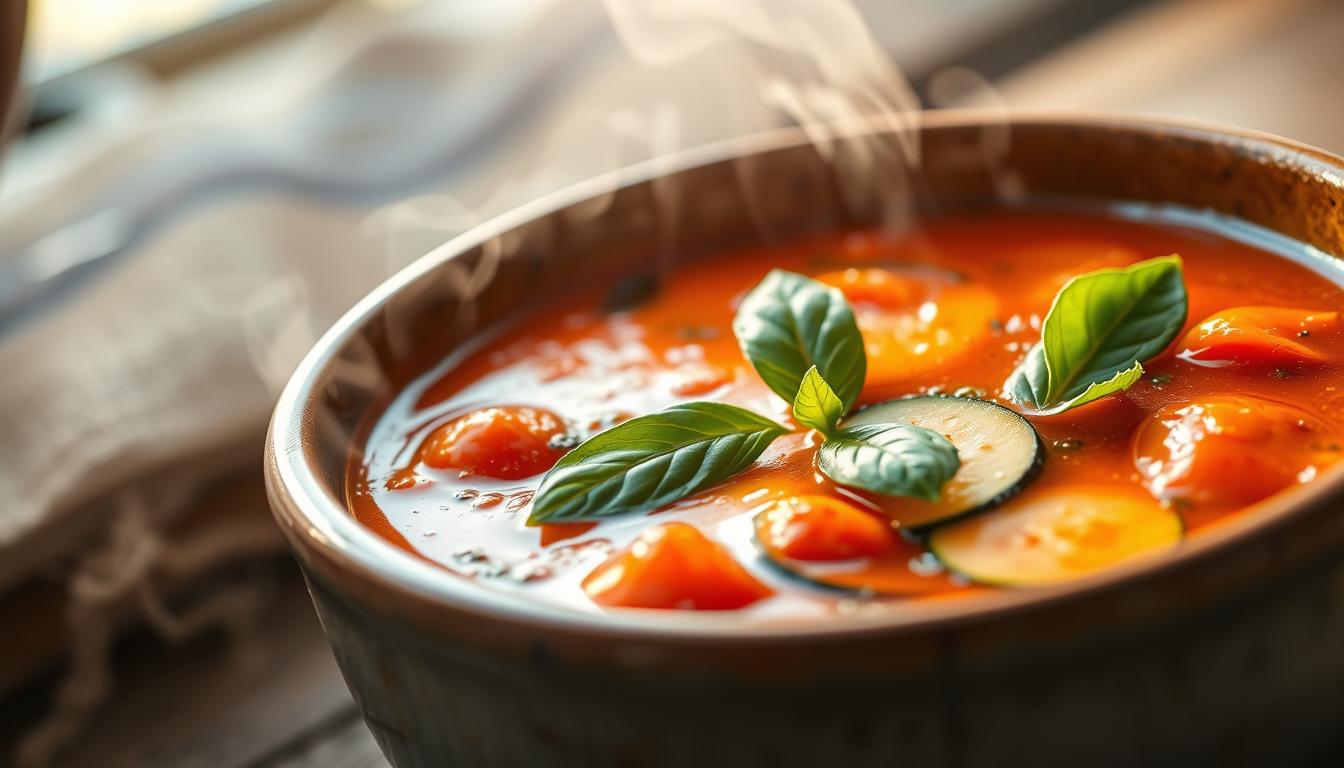 Tomato Zucchini Soup recipe