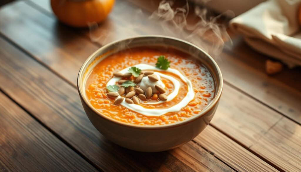 carrot and red lentil soup