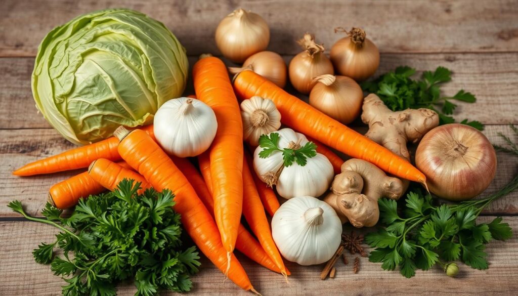 cabbage soup recipe - detox meal ingredients