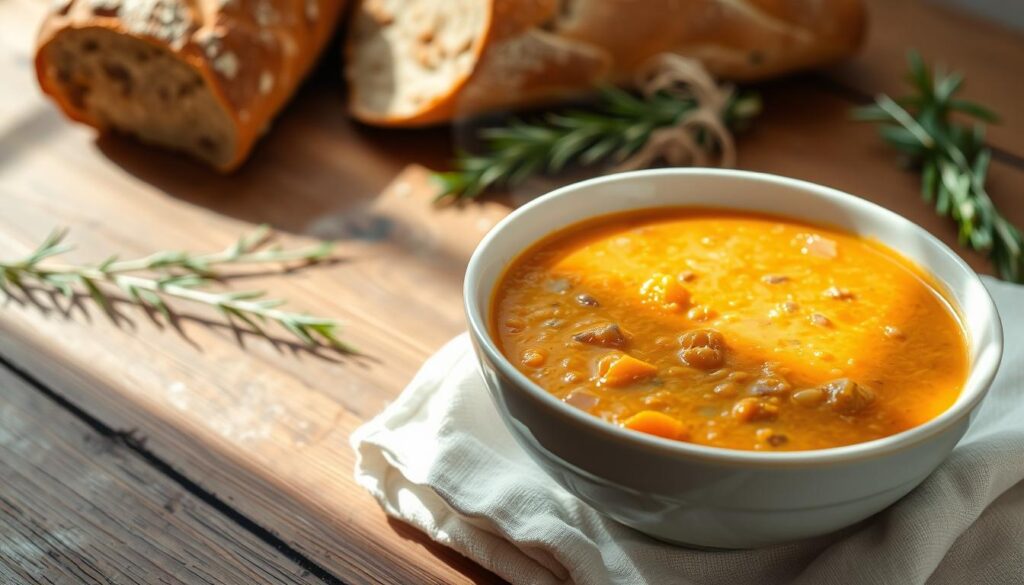 butternut squash red lentil soup