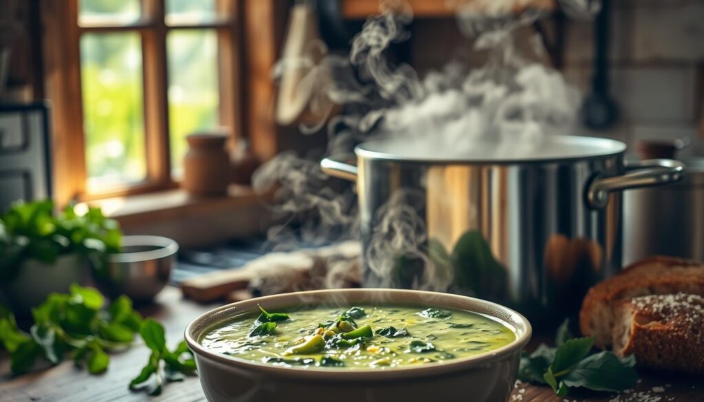 broccoli and spinach soup - immune-boosting soup