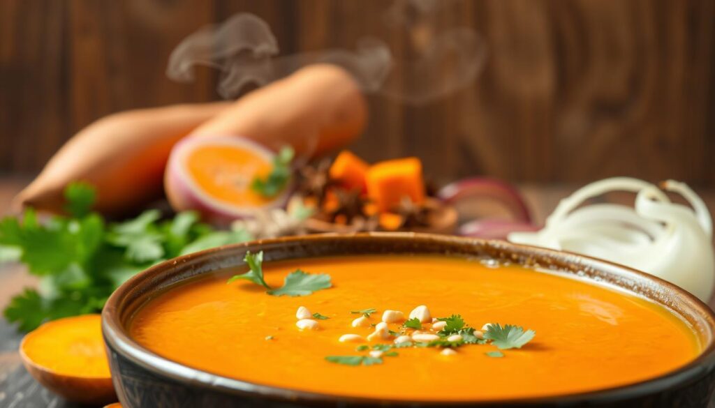 peanut ​sweet potato soup​