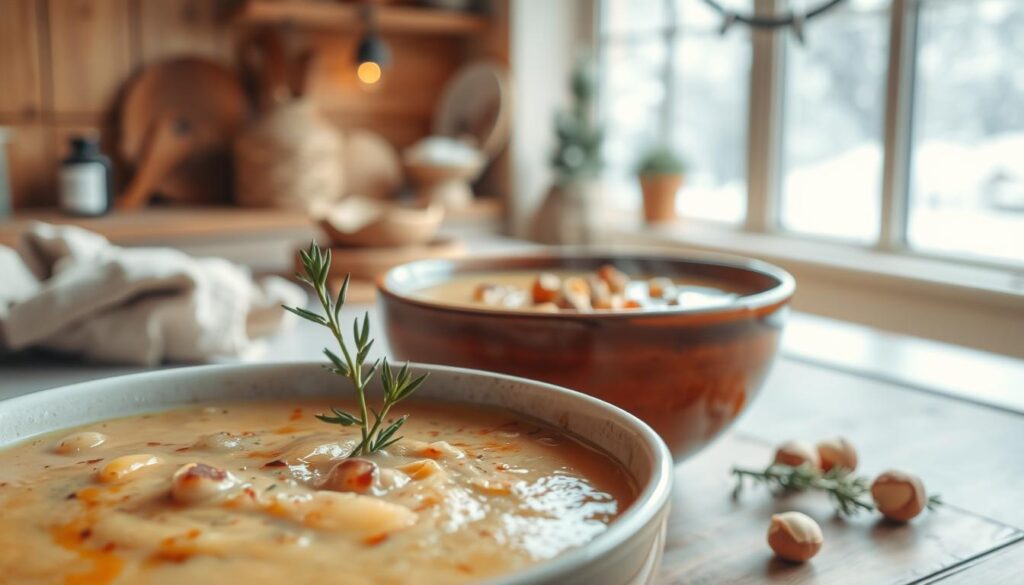 parsnip and chestnut soup​