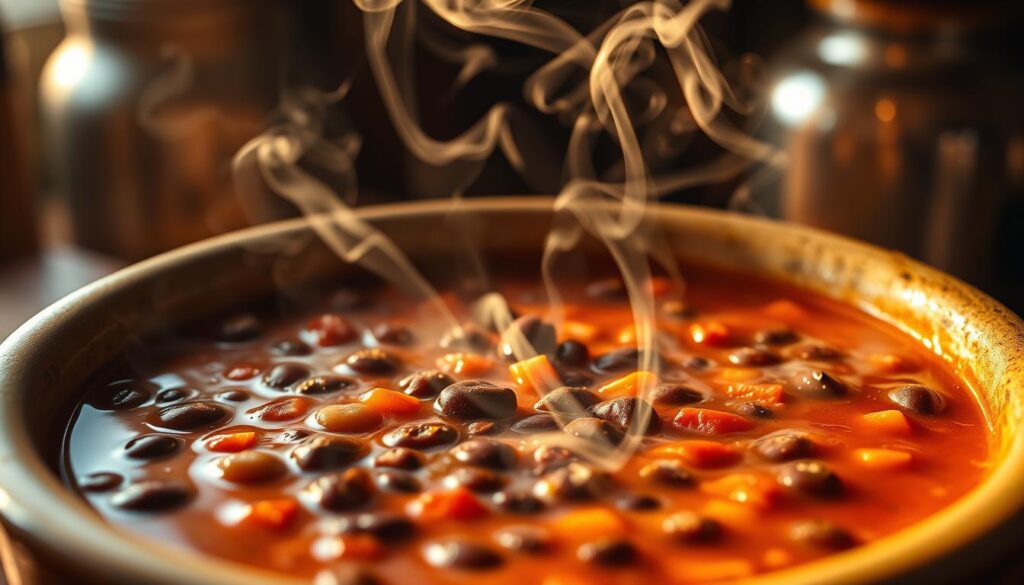 Smoky Tomato & Black Bean Soup
