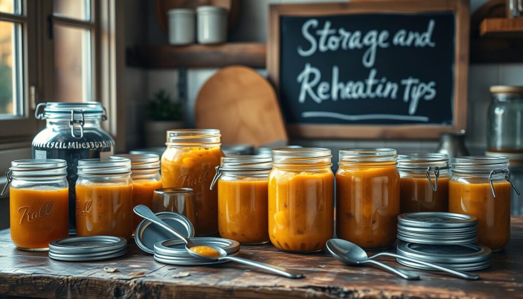Butternut Squash and Apple Soup preservation tips