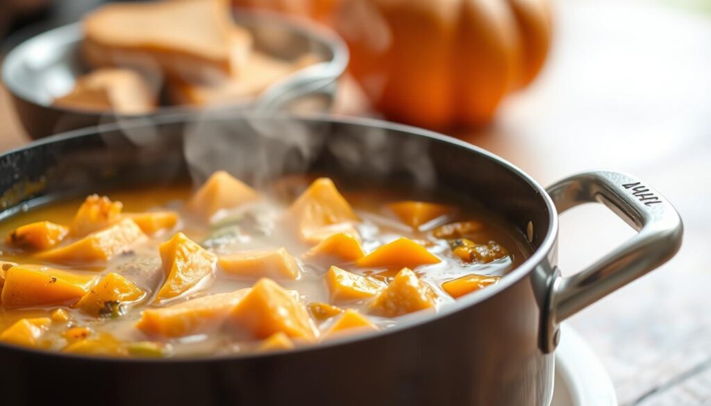 spiced butternut squash soup​
