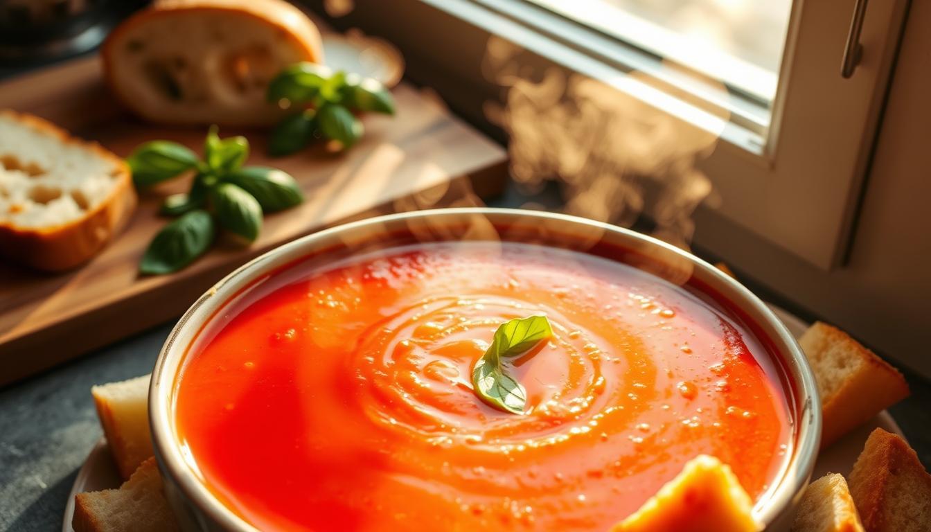 Roasted Tomato & Basil Soup (Summer)