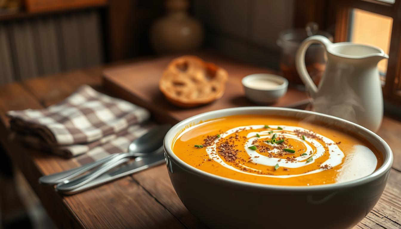 Spiced Pumpkin & Sweet Potato Soup (Autumn)